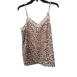 Nine West Leopard Print Cami Women's Size M